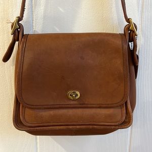 Leather vintage Coach purse